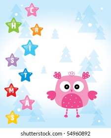cute christmas owl