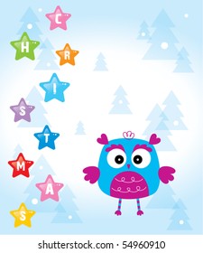 cute christmas owl