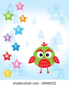 cute christmas owl