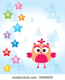 cute christmas owl