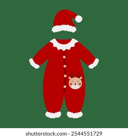 Cute Christmas Pajamas and Santa Outfits, Costume for Festive Celebrations