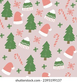 cute Christmas pattern. can be used for background. fits the Christmas theme