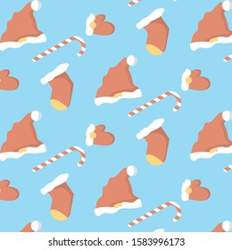 Cute Christmas Pattern Design Illustration