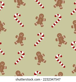 Cute Christmas pattern. Vector illustration for cards, posters, flyers, webs and other use.