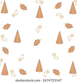 Cute Christmas patterns for wallpapers and backgrounds