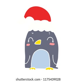 cute christmas penguin