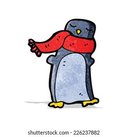 cute christmas penguin