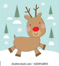 Cute Christmas Reindeer