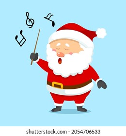 Cute Christmas Santa Claus Singing