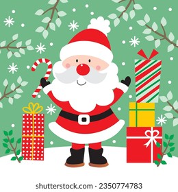 Cute Christmas Santa Claus vector