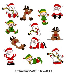 Cute Christmas Santa Set 04