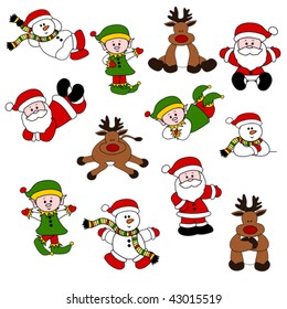 Cute Christmas Santa Set 06