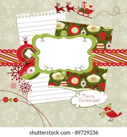 Cute Christmas scrapbook elements