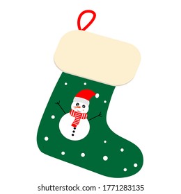 Cute Christmas Socks illustration, vector
