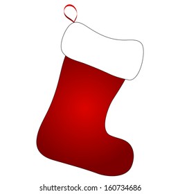 Cute Christmas Socks set - vector cartoon Illustration 