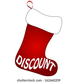 Cute Christmas Socks - vector cartoon Illustration