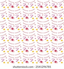 Cute Christmas star pattern design