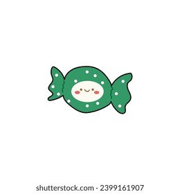 cute christmas sticker element simple