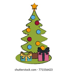 Cute Christmas tree