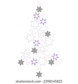 cute Christmas trees, Christmas trees with transparent background