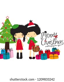 cute christmas vector