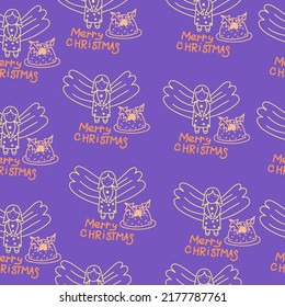 Cute, christmas,vector pattern in a cozy, winter style. Abstract,scandinavian design for winter interior decoration, print posters, greeting cards, business banners, packaging.