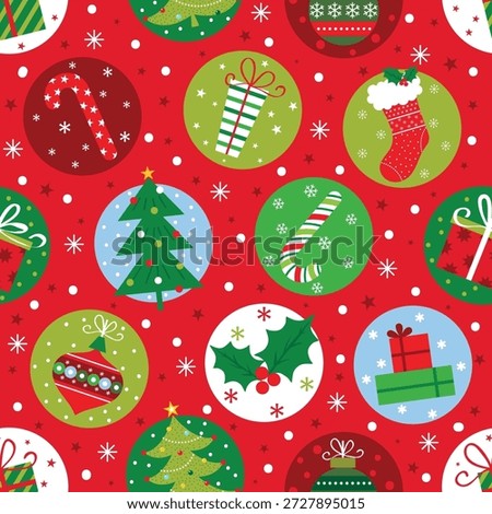 cute chrsitmas seamless pattern design