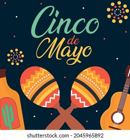 süße Cinco de Mayo-Karte