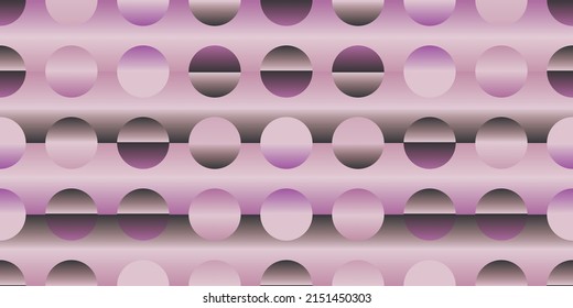 Cute circle shapes  background. Seamless pattern.Vector. 