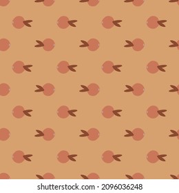 Cute citrus fruit seamless pattern. Fruits endless wallpaper. Cute doodle food backdrop. Design for fabric , textile print, surface, wrapping, cover. Simple vector illustration
