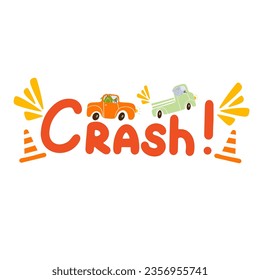 Cute city cards with phrases