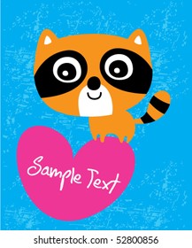 cute civet in love