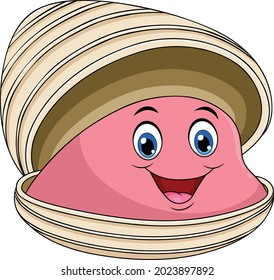 Cute Clams cartoon vector illustration