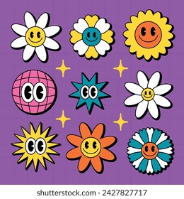 Cute classic cartoon character doodle style
