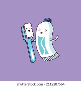 cute clean dental hygiene product