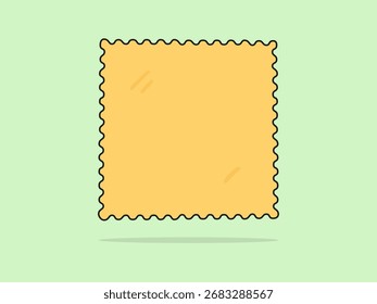 Cute Cleaning cloth – Flat Vector Cartoon Illustration.
