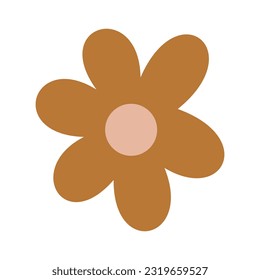 A Cute Clipart Illustration of Baby Nursery With Boho Style. Funny vector illustration for decorating the walls of the nursery. Trendy design in Boho style.