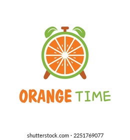 Logo der süßen Uhr orangefarben
