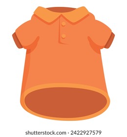 Cute clothes pet icon cartoon vector. Costume dog. Canine cloth