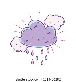 Cute cloud cartoon
