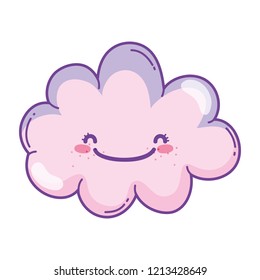 Cute cloud cartoon