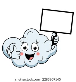 cute cloud cartoon illustration graphic
