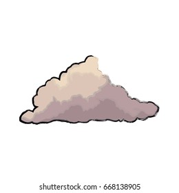 cute cloud forecast web weather white background