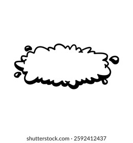 Cute Cloud Hand Drawing Illustration