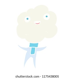 cute cloud head creature