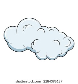 gráfico de forma de nube lindo