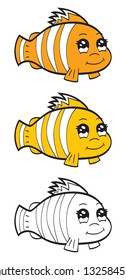 Cute clown fish