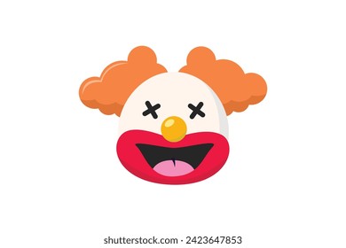 Cute Clown Funny and Weird Sticker