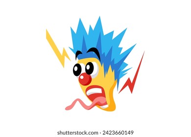 Cute Clown Funny and Weird Sticker