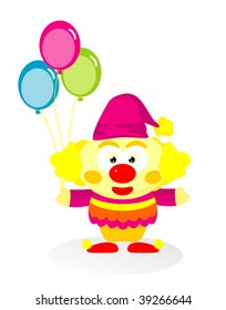 cute clown vector